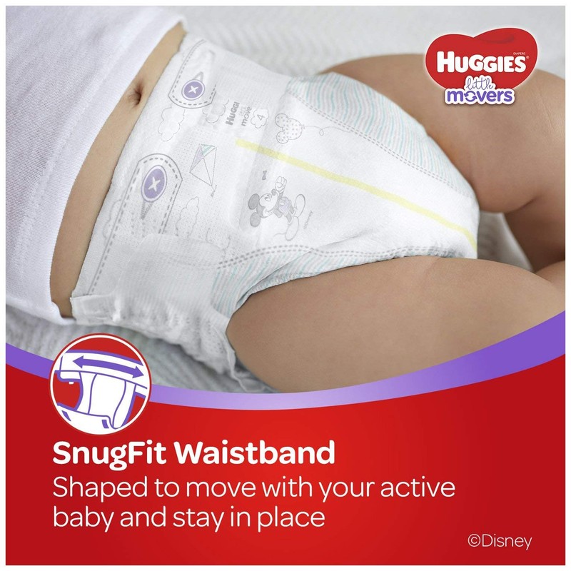 Huggies Little Movers Diapers, Step 5 (27+ lb.), 19 Ct,