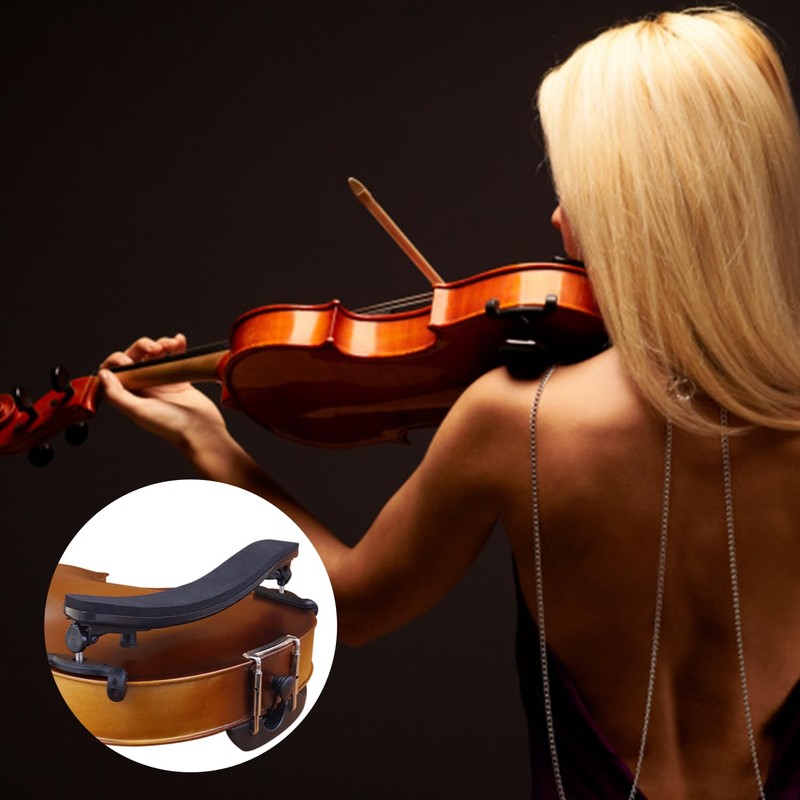 1 x violin shoulder support, 1 x violin silencer, violin