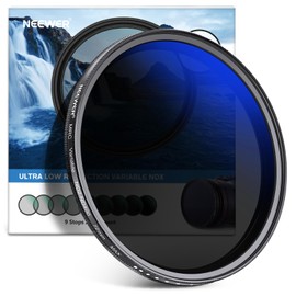 NEEWER 72mm MRC Variable ND Filter ND2-ND400 Neutral Density Adjustable ND Filter (0.3-2.7, 1-9 Stops) Multi-layer Coating Optical Glass Waterproof Anti-Scratch Ultra Thin Filter