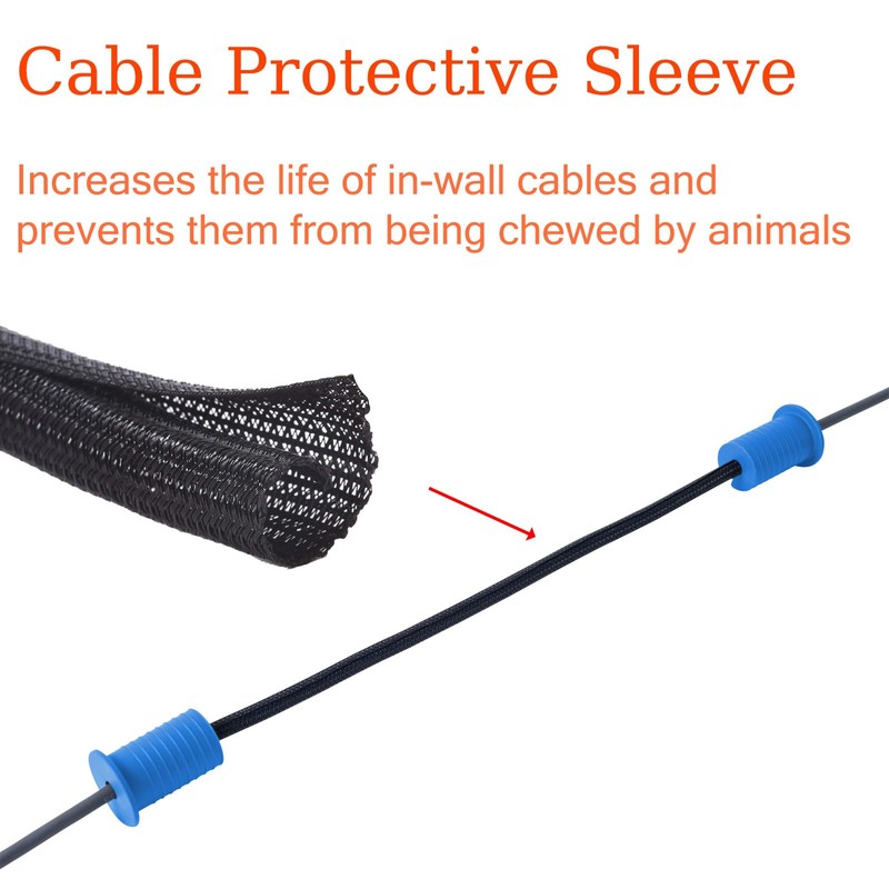 MYZHRE Starlink Cable Routing Kit,Starlink Cable Installation Kit,Starlink Mounting Accessories,2*