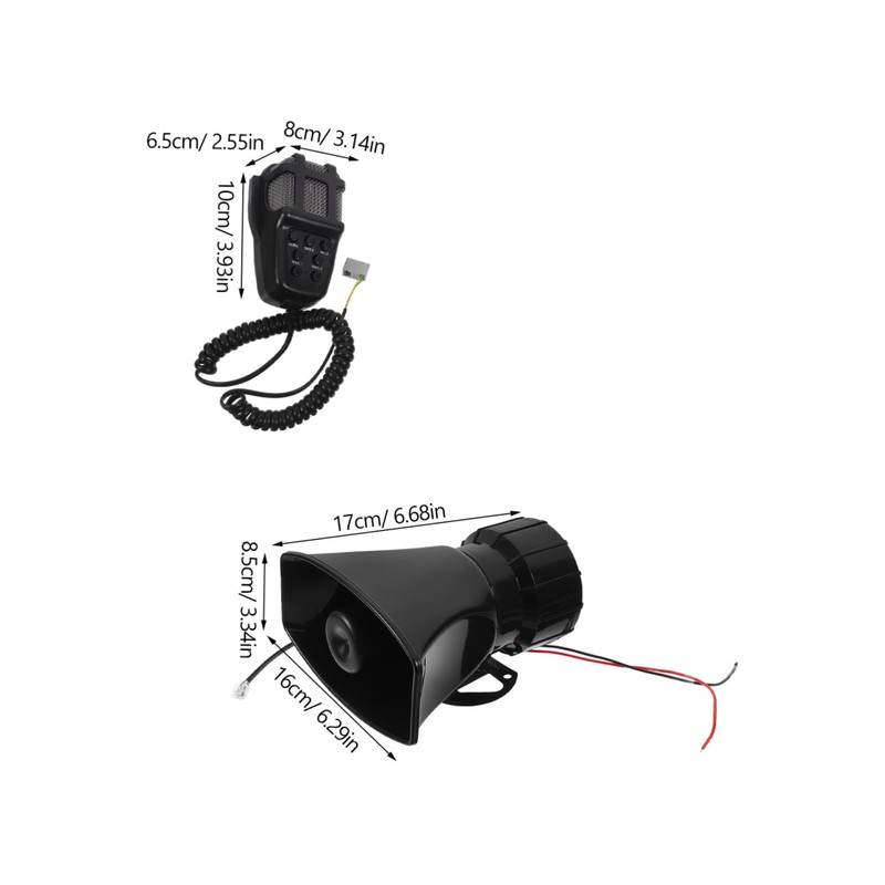 Angoily 1 Set Outdoor Car Alarm Blow Car Alarm for