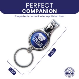 3-in-1 Scripture Nail Clipper Multitool, Green - I can do all things, Phil 4:13 - Metal Bible Verse Keychain Nail Clipper Tool with Bottle Opener & Nail File - Christian Pocket Tools For Men