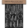 Dress My Cupcake Musical Instruments - Banjo, Guitar, Saxophone, Horns,
