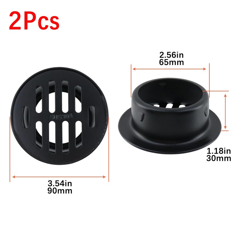 Round Floor Drain Cover,3.54" Stainless Steel Floor Drain,1Pcs
