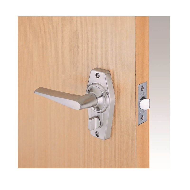 Kawaguchi Giken Home Lever Lock, Color: Nickel, HL-4N 表示錠 BS60