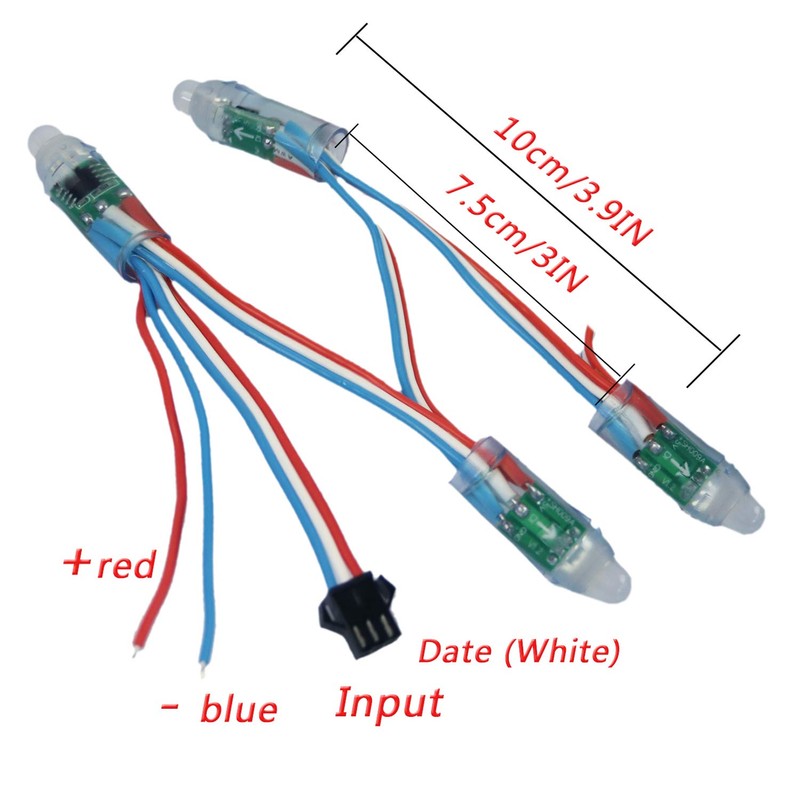 REXTiN® WS2811 Pixels Digital Addressable LED String Lights Waterproof RGB
