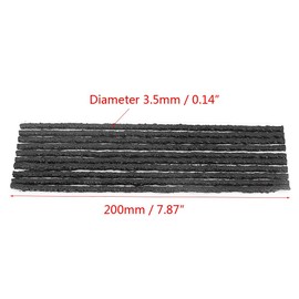 Tiras de goma Reparación de neumáticos sin cámara Aramox 50 Piezas Sellado de Pinchazos para Coche Motocicleta SUV y Camión