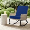idee-home Outdoor Patio Dining Chair Cushion, High Back Density Foam