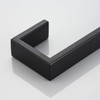 JunSun Matte Black Bath Towel Bar 24 Inch Bathroom Towel