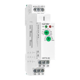 Delay Off Time Relay GRT6-B2 10A Adjustable Smart Relay, IGEYAPA Delay Turn Off Electronic Timer in Din Rail, 0.1s-10 Days Wide Range Delay Factory Automation Time Universal Voltage AC DC 24V 240V