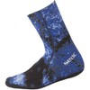 SEAC 3.5mm Anti-Slip Camo Scuba Diving Spearfishing Socks, Blue/Camouflage, Small