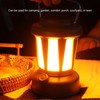 Camping Lantern Solar Powered USB Rechargeable Stepless Dimmable Retro Style