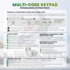 1Pack - 4200/420001 Multicode Gate Opener Keypad