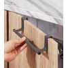 HIDERME Stainless Steel Towel Holder, Towel Hanger for Kitchen and