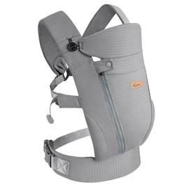 Cuby Baby Carrier Newborn to Toddler Ergonomic Infant Carrier with Head Support Breathable Baby Sling Carrier Adjustable Toddler Wrap Carrier Hands Free Baby Wrap Carrier for 3-24 Months Infant Toddler Up to 20kg (Dark Grey)