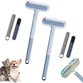 WADY Limpiador de pelo mascotas 3 en 1,Cepillo removedor reutilizable para sofá,Muebles y alfombras, Herramienta quitar perro gato, Cepillo lavable ropa, Ropa cama camas mascotas. (2)