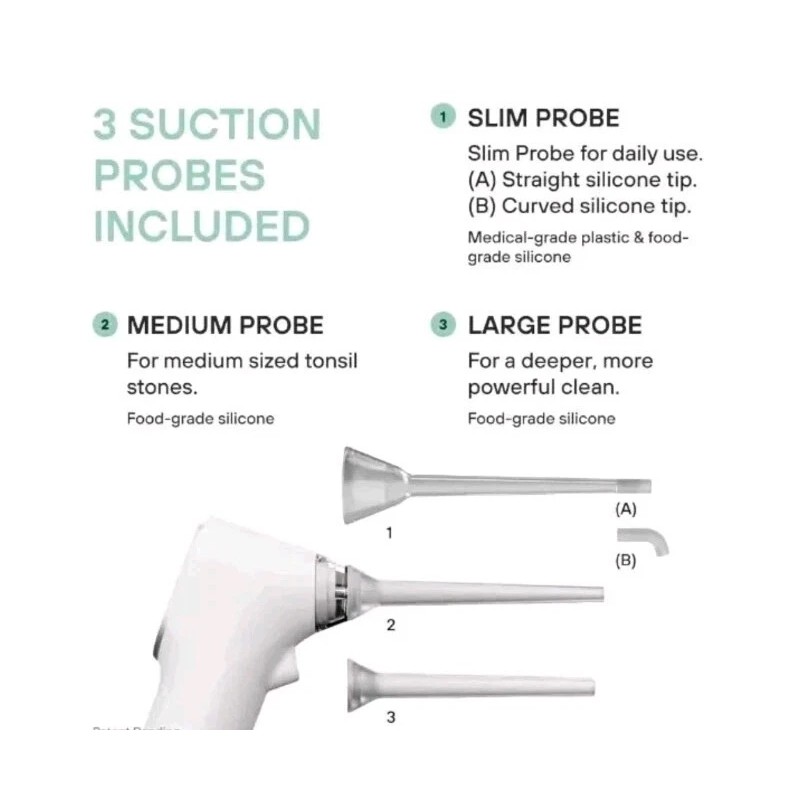 anew Electronic Vacuum Tonsil Stone Remover with LED Guidance Light