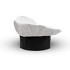 Chef Trends X100 Adjustable Chef Hat, White w/Black Trim