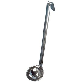 Stainless Steel Soup Kitchen Ladle Spoon with Hook Samuel Groves (4oz)