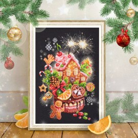 Magic Needle Counted Cross-Stitch Kit Christmas Sweets 540-673