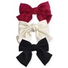 LOMSUXA Pack of 3 Bow Hair Clips, Hair Clips with