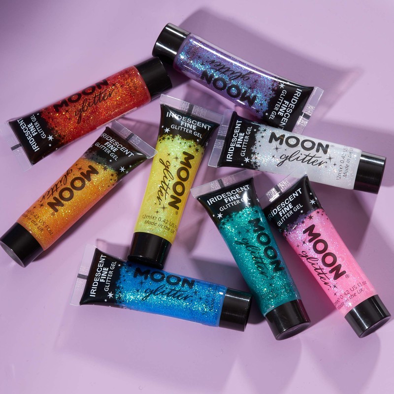 Iridescent Fine Face & Body Glitter Gel by Moon Glitter