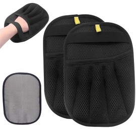 Pet Hair Removal Glove | Electrostatic Reusable Cat & Dog Magic Brush Hair Remover Tool for Furniture, Carpet, Couch | Upgraded 5-Finger Design | Gentle Grooming Tool for Pets(Eco-Friendly) (2 PCS)