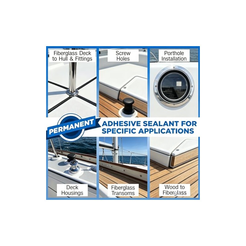 5200 Marine Sealant Adhesive - Fast Cure, Watertight & UV