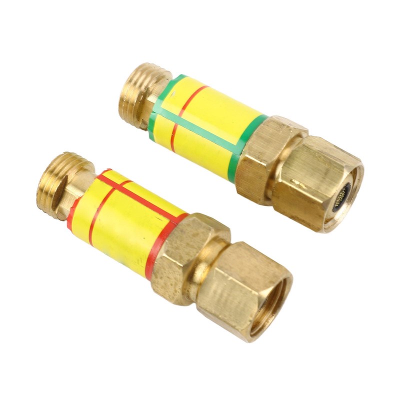 Flashback Arrestors,Oxygen Acetylene Flashback Arrestors Set,1 Pair Oxygen Acetylene Check