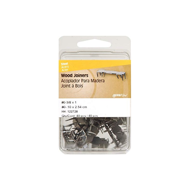 The Hillman Group 122728 No.0 Wood Joiner, 40-Pack