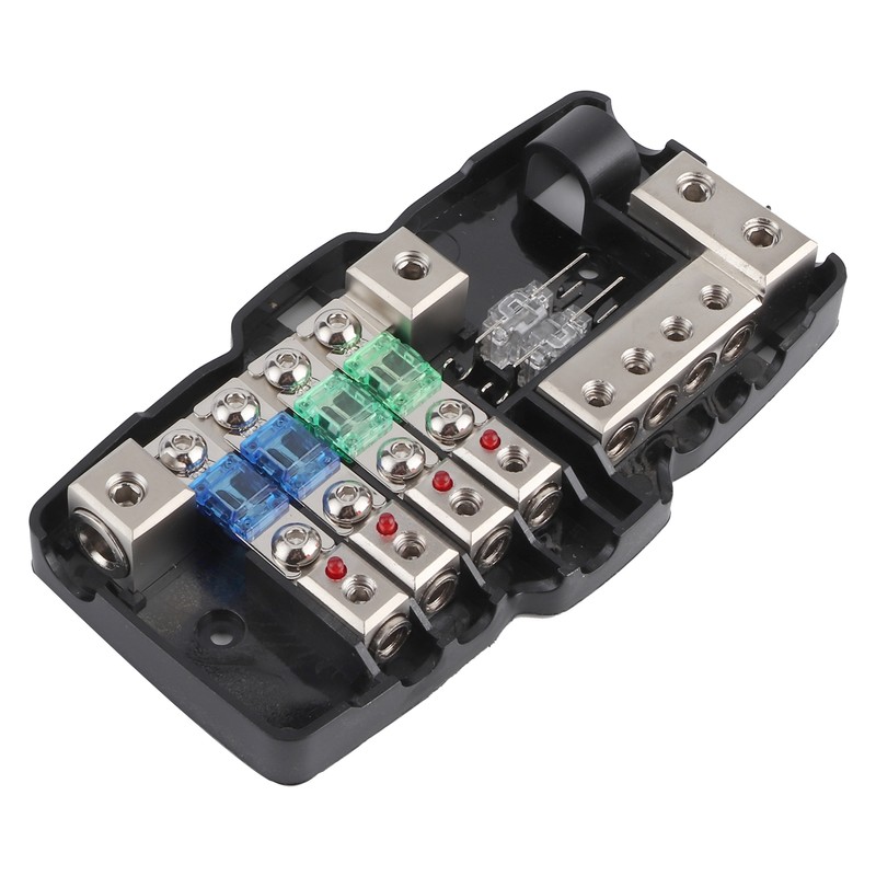 Fuse Box Car Audio Stereo MultiFunctional 4 Way Distribution Holder