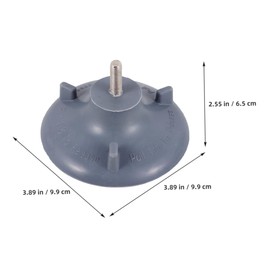 Gatuida 2pcs Non Slip Rubber Toilet Chair Feet Pads with Firm Suction Cups Durable Elastic Bathroom Chair Replacement Tips for Elderly and Fit Tile Marble Floors Skid