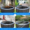 5.24 Ft Round Inflatable Hot Tub Cover Foldable Hot Tub
