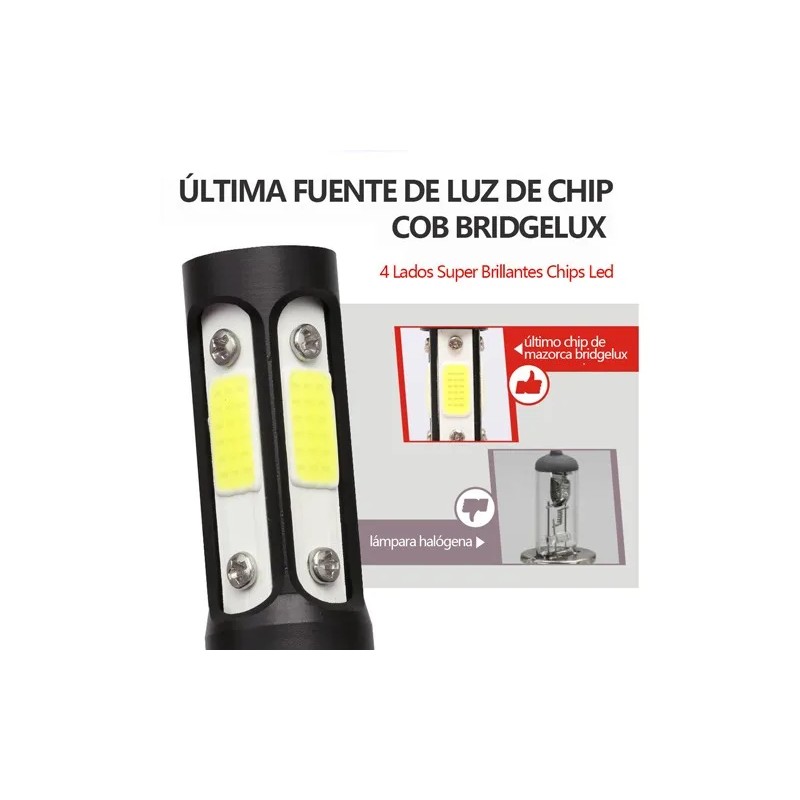 Kit De Faros Delanteros De 4 Lados H7 9005 Led