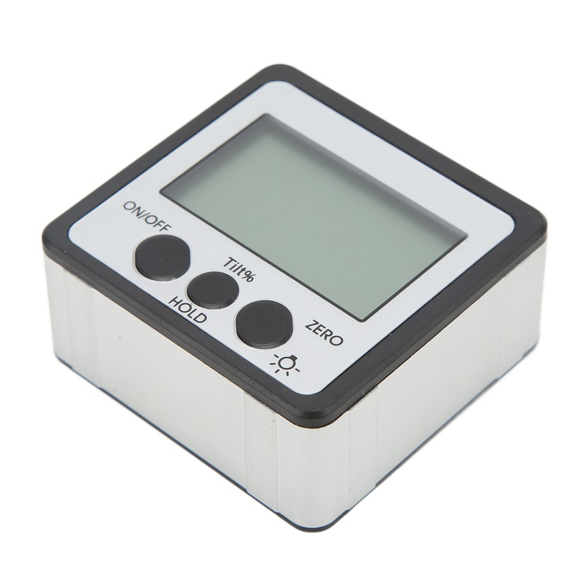 Digital Inclinometer with Backlight Magnetic 4x90° Electronic Protractor IP54 Waterproof