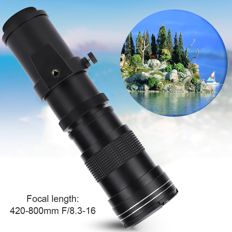 420‑800mm F/8.3‑16 Super Manual Telephoto Zoom Lens For SLR Camera
