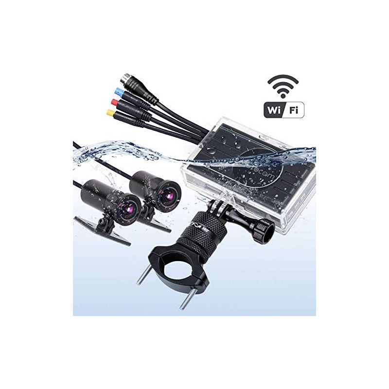 VSYSTO Waterproof Box + 360 ° Bracket Anti-Theft Camera Handlebar,