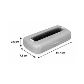 PARENCE.- Pennello raccoglie briciole/Utile in casa per divano, tovaglie, poltrone/Utile per l'auto su sedili, moquette, petto -18,5x5,5 cm, spazzola tipo briciole pickup, colore casuale