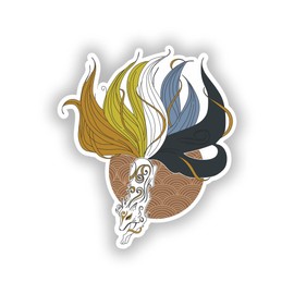 Stickers for Everyone Sticker Aroace Pride Kitsune Decal for Car Truck Bumper Laptop Vinyl Window Wall US.