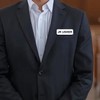 Jr Usher 1 x 3 Name Tag, Brushed Gold (10