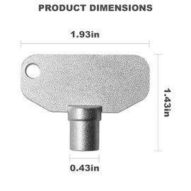 VIDABTE E3-5-15 Southco Barrel Keys for RV Motorhome Campers Trailer E3-26-715-15 (2 pcs)
