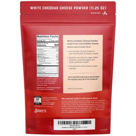 Judee's Gluten Free Judee's White Cheddar Powder 11.25oz – Non-GMO, Hormone-Free – Gluten-Free, Nut-Free – For Dips, Sauces & Baked Goods – Made in the USA