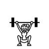 CROSSFIT LIFTING GIRL VINYL STICKER
