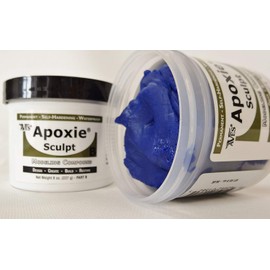 Aves Apoxie Sculpt - 2 Part Modeling Compound (A & B) - 1 Pound, Blue