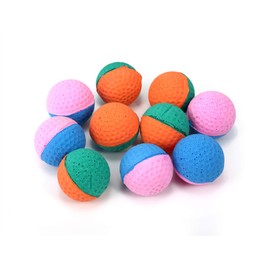 Togudot Dog Cat Toys Interactive 10 Pcs Balls Chew Latex Toy Set Pet Kitten Puppy Teething Toy Gifts