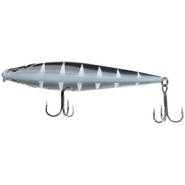 Topwater Bait LMAB Dog Vibe 85F, Stick Bait 8.5 cm, Surface Wobbler, Hardbait, Lead-Free, Surface Bait for Walk the Dog, Bass, Aspp Artificial Bait, Surface Bait Pike (Black Tiger)