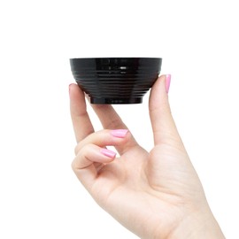 600 Pack 3 oz. Asian-Style Black Mini Plastic Bowl For Appetizer Bowls and Disposable Dessert Bowls Professional-Grade Recyclable Disposable Mini Dessert Cup for Appetizers CMJJ
