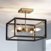 AGV LIGHTING CL046BB Modern Ceiling Light, Semi-Flushmount Close to Ceiling