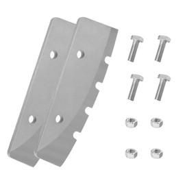 TJUNSENHARSH 28340 Replacement Eskimo Ice Auger Blades Compatible with Eskimo Auger Blades, 8 Inch Hand Ice Augers Blades w/Bolts Nuts - 2 Pack