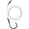 Gamakatsu Catfish Rig Circle Hook-2 Rigs Per Pack (Black, 8/0)